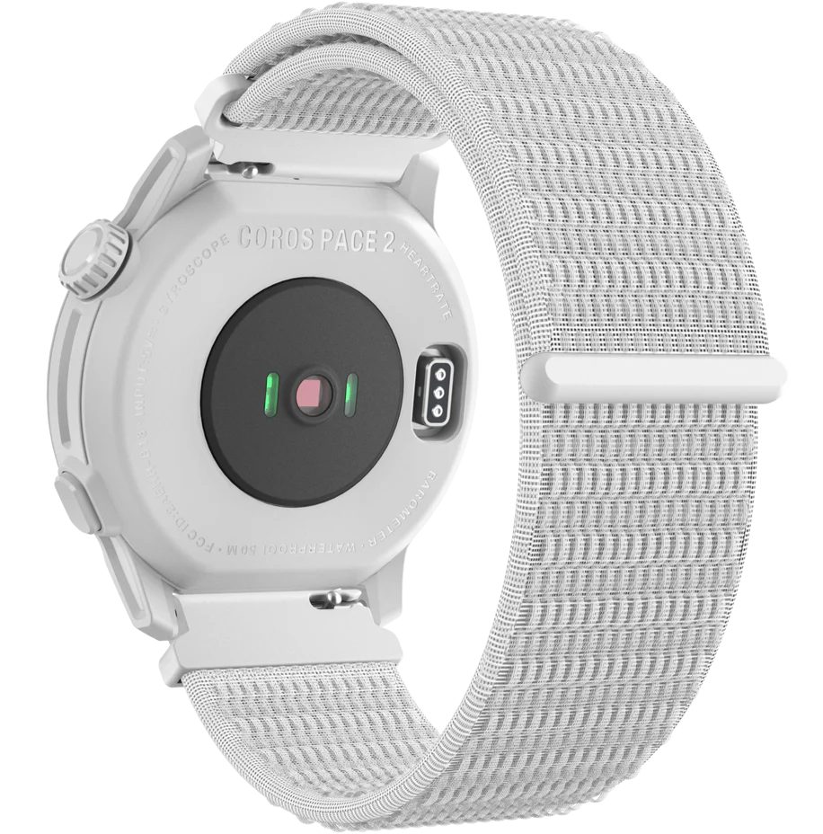 Montre Coros PACE 2 Nylon GPS Sport France Blanche | VJE-5681901